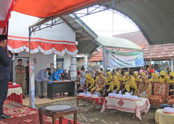 Wakil Bupati Tanjab TimurH. Robby Nahliyansyah saat memberi kata sambutan (dok istimewa)