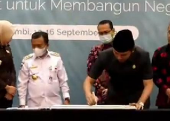 Ketua DPRD Provinsi Jambi, Edi Purwanto saat menghadiri Regsosek (Dok istimewa)