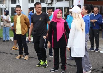 Ketua Dewan Kerajinan Nasional Daerah (Dekranasda) Provinsi Jambi, Hj.Hesnidar Haris,S.E. (foto: Agus Supriyanto)