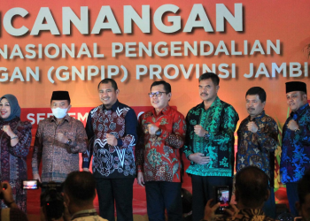 H. Robby Nahliyansyah, SH menghadiri Pencanangan Gerakan Nasional Pengendalian Inflasi Pangan (GNPIP) (dok istimewa)