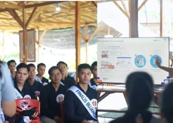 Jasa Raharja Jambi memberikan outdoor class kepada Finalis Bujang Gadis Jambi 2022. (Dok Humas Jasa Raharja Jambi)