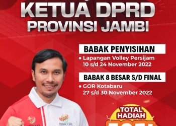 Dok: Poster open turnamen Piala Ketua DPRD Provinsi Jambi. (Dok istimewa)