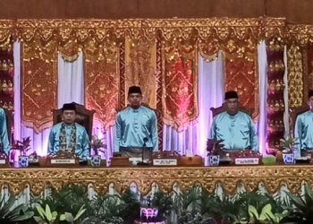 Rapat Paripurna DPRD Muaro Jambi dalam rangka HUT kabupaten Muaro Jambi ke 23 (Dok Istimewa)