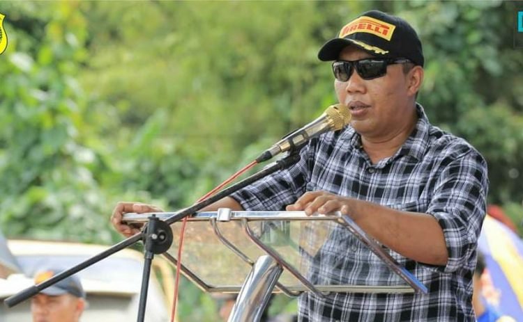 Bupati Tanjab Timur H. Romi Hariyanto saat memberi kata sambutan (Dok Istimewa)