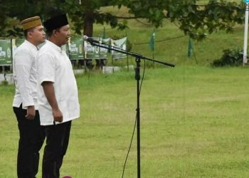 Bupati Romi Saat Pimpin Upacara Hari Santri 2022 (Dok Istimewa)