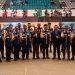 Pengurus Persatuan Tenis Meja Seluruh Indonesia (PTMSI) Jambi foto bersama di GOR Kotabaru, Jambi. [Dok istimewa]