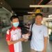 Konsumen yang sudah menukarkan voucher motor kesayangan di bengkel resmi Astra Honda Authorized Service Station. (Foto Sinsen)