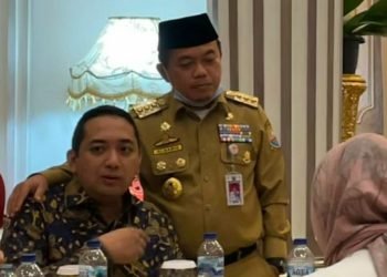 Waka DPRD Provinsi, Pinto Jayanegara bersama Gubernur Jambi, Al Haris (dok istimewa)