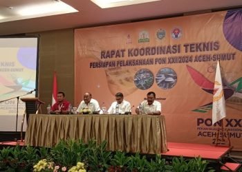 Rakor Nasional Teknis persiapan pelaksanaan Pekan Olahraga Nasional (PON) XXI/2024 Aceh-Sumut [Dok Istimewa]