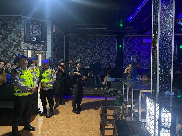 Operasi pekat di salah satu tempat hiburan malam di Jambi (dok istimewa)