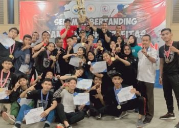 momen poto bersama para atlet Muaythai (Dok Reza)