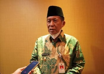 Wakil Gubernur Jambi .Abdullah Sani saat memberi sambutan (dok. Novriansah)