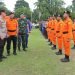 Kapolda Jambi saat Apel Kesiapsiagaan di lapangan Kantor Gubernur Jambi, Selasa (20/12/2022). [foto Humas Polda Jambi]