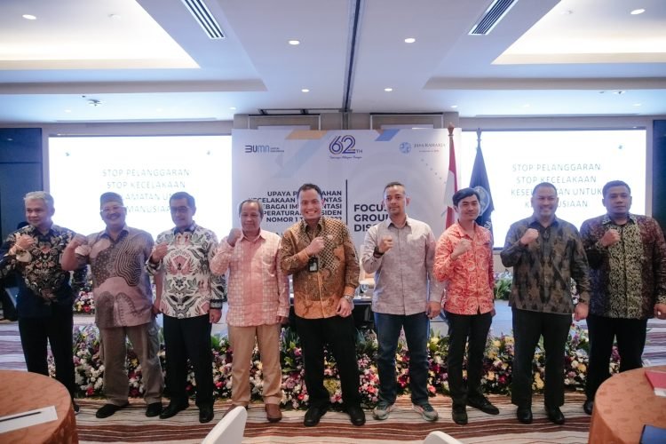 FGD Jasa Raharja bersama seluruh stakeholder dan masyarakat, di Pullman Jakarta, Senin (19/12/2022). (Foto Jasa Raharja)