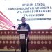 Kepala Departemen Humas SKK Migas Sumbagsel, Andi Arie P, saat berbicara di dalam Forum Sekda. (Foto SKK Migas)