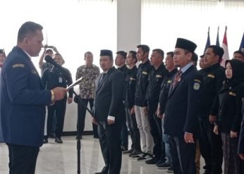 Pelantikan Pengurus Karang Taruna Kota Sungaipenuh. (foto Realitajambi.com)