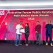 Public Relations Supervisor Sinsen, Ajeng Tria, saat menerima penghargaan Public Relations Honda Award 2022 di Hotel Santika Kelapa Gading, Jakarta (25/1/2023). [dok Tim Public Relations Honda Award 2022]