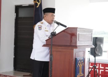 Gubernur Jambi, Al Haris, saat memberikan kata sambutan dalam acara deklarasi Lapas Besinar di Lapas Perempuan Kelas IIB Bukit Baling, Kabupaten Muarojambi, Rabu (1/2/2023). (Foto Diskominfo Provinsi Jambi/Harun)