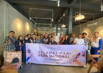Kegiatan media gathering yang digelar Sinsen dan mengundang insan pers di Kota Jambi, Kamis (9/2/2023). (Foto Sinsen/Ajeng)