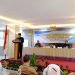 Wakil Gubernur (Wagub) Jambi, Abdullah Sani, saat membuka acara Pertemuan Penguatan Kelembagaan Kabupaten/Kota Sehat Tingkat Provinsi Jambi Tahun 2023 di Hotel Ceria, Kota Jambi, Selasa (14/2/2023). (Diskominfo Provinsi Jambi/Sopbirin)