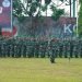 Upacara 17-an Februari 2023 di Makorem 042/Gapu, Jumat (17/2/2023). (Foto Penrem gapu/Hatta)