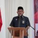 Sekda Sudirman saat memberi sambutan pada Pelantikan Pengurus DPD dan DPC Garda Juang Indonesia Provinsi Jambi Masa Bhakti 2023-2028 di Gedung PSBRW Jambi, Selasa (28/02/2023). (Foto: Diskominfo Provinsi jambi/Novriansah)