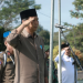 Ketua DPRD Tanjabtim, Mahrup saat jadi Inspektur Upacara HUT Sat Pol PP di Lapangan Kantor Bupati , Senin (20/03/2023). (Dok. Rizon)
