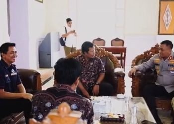 Acara pisah sambut Kapolres Tanjab Timur dari AKBP Andi Muhammad Ichsan Usman, SH, SIK kepada AKBP Heri Supriawan, SIK di Rumah Dinas Bupati, Rabu (11/1/23). (Dok. Diskominfo Tanjabtim/Agus)