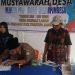 Pelaksanaan Musdes Penetapan Pembetukan Tim RPJMdes pandan lagan TA 2023 di aula kantor Desa Pandan Lagan, Jum'at (10/3/2023). (Dok. RJ.COM/Misbah)