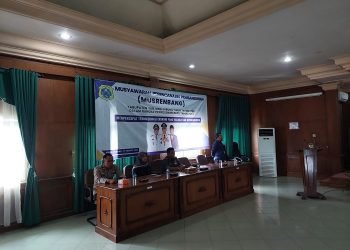 Pelaksanaan Musrembang Penyusunan RKPD Tahun 2023 di Aula Kantor Bupati Tanjab Timur, Rabu (15/03/2023). (Dok. RJ.COM/Deni)