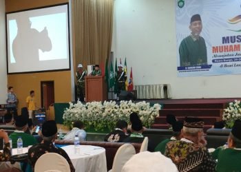 Al Haris saat menghadiri Muswil ke-17 Muhammadiyah Jambi di Semanggi Hotel, Bungo, Sabtu (18/03/2023). (Foto: Riki Serampas)