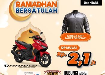Banner Promo New Honda Vario 160, DP Ringan dan Gratis Jaket Spesial (Dok. Sinsen)