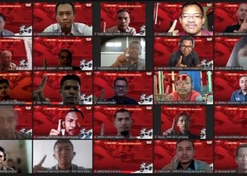 Guru SMK mitra binaan AHM mengikuti webinar Astra Honda Talknology dengan tema Asik-Asik Belajar Motor Listrik yang digelar pada 21 Maret 2023. (Dok. PT AHM)
