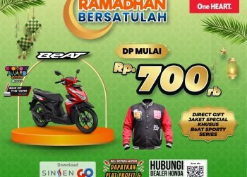 Banner promo New Honda BeAT Sporty Series. (Dok. Sinsen)