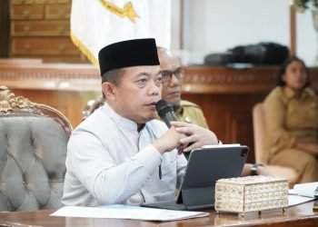 Kegiatan WAWANCARA NOMINASI PENGHARGAAN JAMSOSTEK (PARITRANA AWARD) TAHUN 2023, di VIP Room Rumah Dinas Gubernur Jambi, Senin (03/04/2023). (Foto : Diskominfo/Harun)