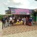 Pengurus AMSINDO Jambi saat menyerahkan paket sembako kepada anak-anak yatim di Rumah Asuhan Yatim Piatu Ummi Ikhlas, di Kelurahan Mayang Manggurai, Kota Jambi. Jum’at (07/04/2023). (Dok. Amsindo Jambi)