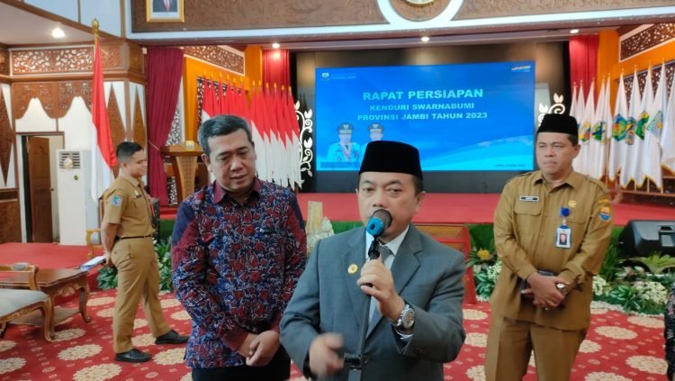 Statement Gubernur Al Haris terkait larangan angkutan batu bara beroperasi jelang H-7 lebaran. (Dok. Diskominfo)