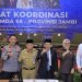 Kapolda Jambi, Irjen Pol. Rusdi Hartono saat ikuti rakor Lintas Sektoral bersama Forkompimda di Ballroom Swiss-Bell Hotel Jambi pada Kamis, (13/04/2023). (Dok. Humas Polda)