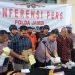 Konferensi pers ungkap kasus tindak pidana penyalahgunaan Narkoba Ditresnarkoba Polda Jambi di Lobi Utama Mapolda Jambi, Jumat (14/4/2023). (Dok. RJ.COM/Nasution)