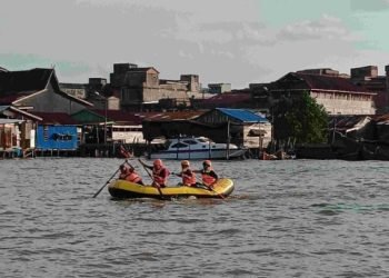 FAJI Tanjab Barat saat latihan di kawasan WFC Kuala Tungkal, Sabtu (20/5). (Dok. Dok FAJI Tanjab Barat)