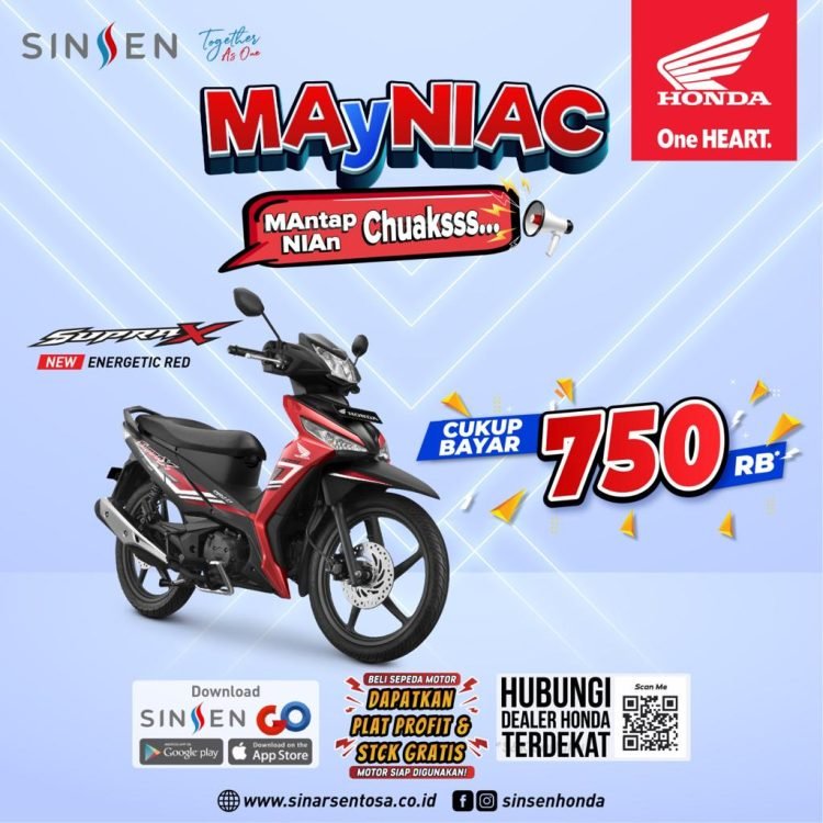 Banner Promo Honda MAyNIAC, Mantap Nian Chuaksss. (Dok. Sinsen)