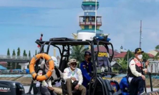 Kadis PUPR Jambi hadiri pencanangan Sungai Batanghari Bersih 2022, Rabu (8/3/2023). (Dok, Jernih)