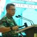 Pangdam II/Sriwijaya, Mayjen TNI Hilman Hadi, saat membuka sekaligus memberikan pengarahan kepada peserta Apel Komandan Satuan (AKS) Tersebar 2023 di Balai Prajurit Makorem 042/Gapu, Senin (15/5/2023). (Foto: Penrem 042/Gapu)
