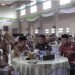 Suasana halal bihalal Pemkab Muarojambi, di gedung serbaguna Pemkab Muaro Jambi, Senin (15/5/2023). (Foto: realitajambi)