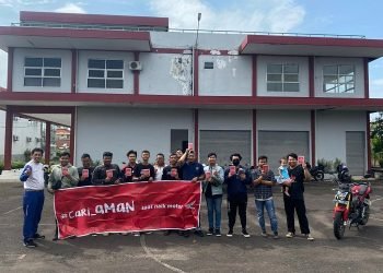 Edukasi Safety Riding di PT Federal International Finance Jambi, Senin (29/05/2023). (Dok. Ajeng - Sinsen)