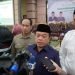 Gubernur Al Haris saat diwawancarai usai acara Pelepasan Petugas Haji dan Persiapan Pemberangkatan Calon Jemaah Haji Provinsi Jambi Tahun 1444 H/2023 M, di Asrama Haji Kota Baru Jambi, Selasa (30/05/2023). (Dok: Diskomifo/Novriansah)