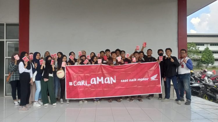 Kegiatan Kampanye Keselamatan Berkendara PT Sinar Sentosa Primatama (Sinsen) main dealer sepeda motor Honda di Provinsi Jambi. (28/06/2023). (Dok. Ajeng - Sinsen)