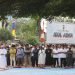 Pelaksanaan sholat Ied di Lapangan Mapolda Jambi, Kamis (29/6/23).(Dok. Humas Polda Jambi)