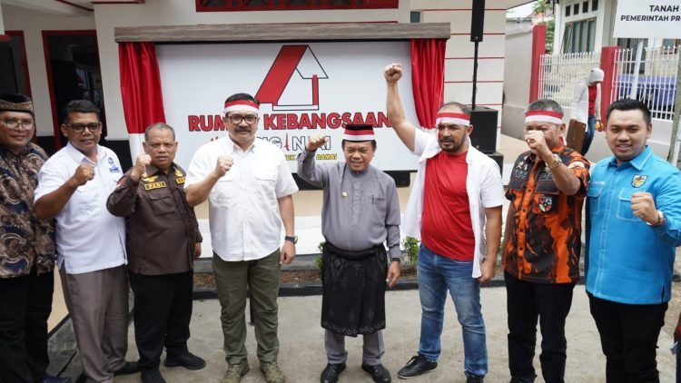 Gubenur Jambi, Al Haris usai peresmian Rumah Kebangsaan Siginjai Provinsi Jambi di Pakuan Baru, Kota jambi, Kamis (01/06/2023). (Foto: Diskominfo/Erick)