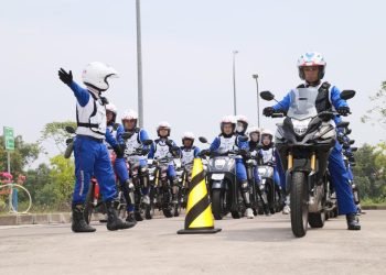 Komitmen keselamatan berkendara sinergi AHM bersama Jasa Raharja kampanyekan keselamatan berkendara.
Jawa Barat, Rabu (7/6/23). (Dok. AHM)